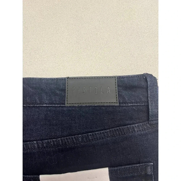 NWT PISTOLA LOS ANGELAS WOMENS SIZE 32 DARK BLUE WIDE LEG LENNON HIGH RISE - Picture 7 of 10
